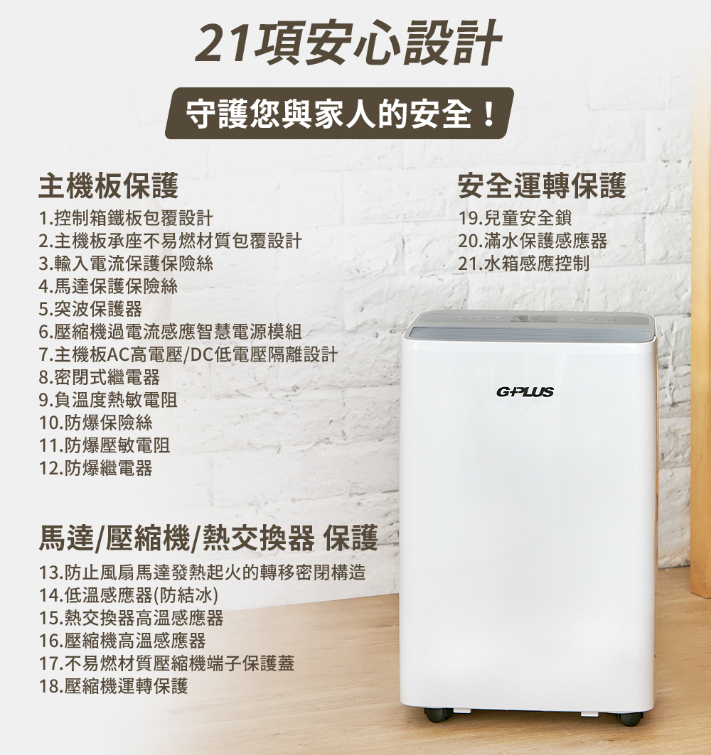 10L以下小型除濕機正夯!各擺一台免推不發霉|四大必看挑選重點 GPLUS 智慧節能6L除濕機 GD-A002W